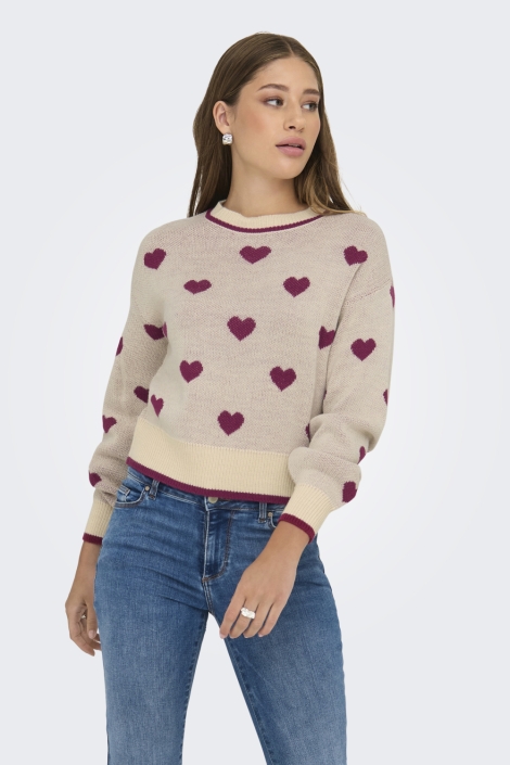 Jacqueline de Yong jdyromance l/s jacq. pullover knt n